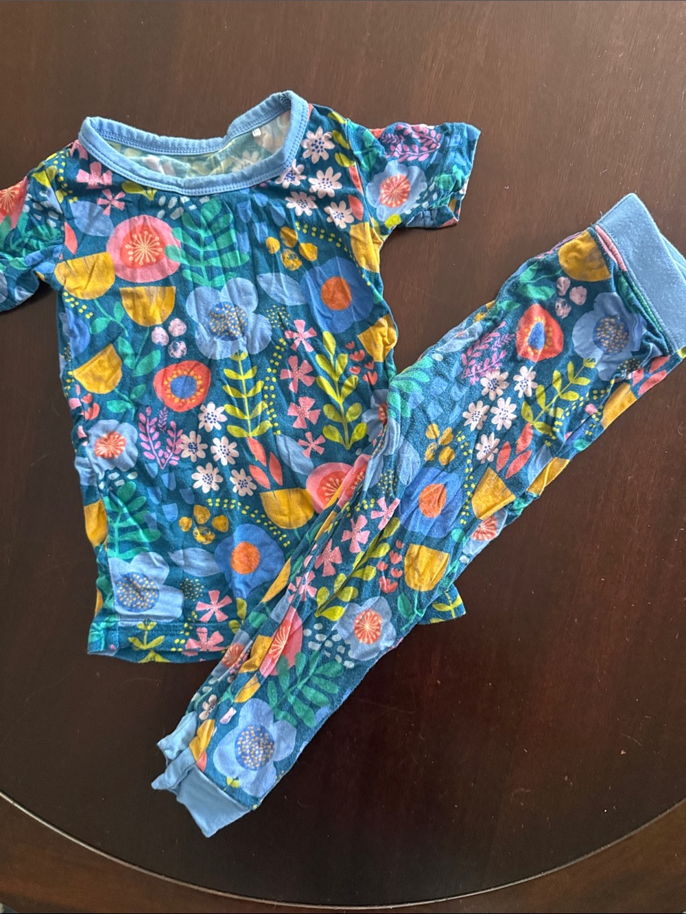 Little Sleepies Folk Floral Kids Pajama Set